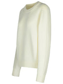 Khaite 'Mae' Cream Cashmere Sweater