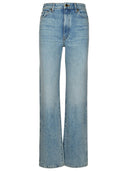 Khaite Danielle Jeans In A High Rise Cotton Blend