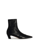 Khaite 'Nevada 40' Boots Black Lear Ankle