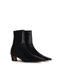 Khaite 'Nevada 40' Boots Black Lear Ankle