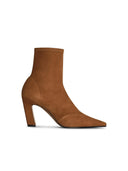 Khaite 'Nevada 85' Beige Lear Ankle Boots