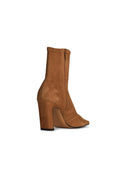 Khaite 'Nevada 85' Beige Lear Ankle Boots