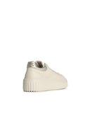 Hogan 'H Stripes' White Lear Sneakers