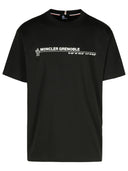 Moncler Grenoble Black Cotton T Shirt