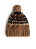 Moncler Grenoble 'Pon Pon'Beige Wool Blend Beanie