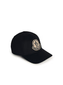 Moncler Black Cotton Cap