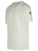 Moncler White Cashmere Misch -T -Shirt