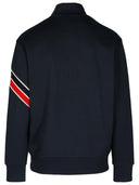 Moncler Blue Cotton Sweatshirt
