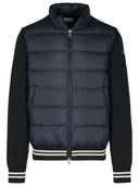 Moncler Navy Cotton Blend Sweater