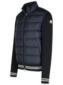 Moncler Navy Cotton Blend Sweater