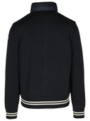 Moncler Navy Cotton Blend Sweater