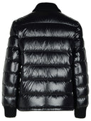 Moncler 'Arcelot' Black Polyester Blend Down Jacket