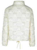 Moncler 'Ancy' Cream Polyester Blend Down Jacket