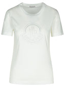 Moncler White Cotton T Shirt