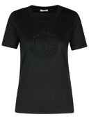 Moncler Black Cotton T Shirt