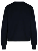 MONCLER NAVY NYLON MISME SWEATER