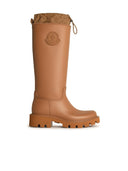 Moncler 'Kickstream' Brown Lear Blend Boots
