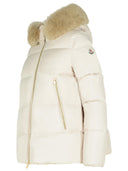 Moncler 'Laichefur' Beige Polyester Down Jacke