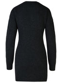 Moschino Jeans Dark Grey Wool Blend Dress