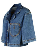 Moschino Jeans 'Jeans' Blue Cotton Shirt
