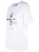 Moschino -Jeans weiße Baumwoll -T -Shirt