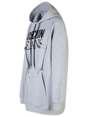 Vestido de algodón gris de jeans moschino