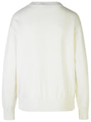 Moschino Jeans White Cotton Sweater