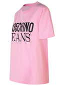 Moschino Jeans Pink Cotton T Shirt