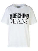 Moschino Jeans White Cotton T Shirt