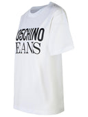 Moschino Jeans White Cotton T Shirt