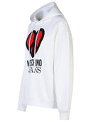 Moschino Jeans White Cotton Sweinshirt