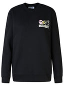 Moschino Jeans Black Cotton Sweatshirt