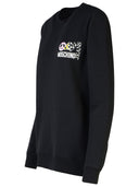 Moschino Jeans Black Cotton Sweatshirt
