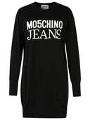 Moschino Jeans Black Cotton Dress