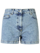 Moschino Jeans Light Blue Cotton Jeans Shorts