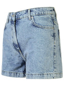 Moschino Jeans Light Blue Cotton Jeans Shorts