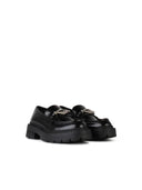 Jimmy Choo 'Marlow' Black Shiny Lear Loafers