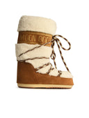 Moonboot Moon Boot 'Icon' In Beige Shearling