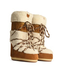 Moonboot Moon Boot 'Icon' In Beige Shearling