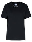 Patou Black Cotton T Shrt