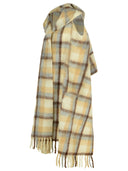 Woolrich John Rich & Bros Cream Alpaca Blend Cape