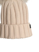 Woolrich John Rich & Bros 'Pon Pon' White Virgin Wool Beanie