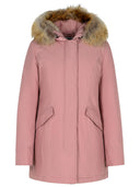 Woolrich John Rich & Bros 'Artic' Pink Cotton Blend Parka