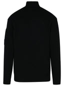 C.P. Firma Black Wool Blend Sweater Turtleeck