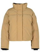 Chaqueta de mezcla de poliéster beige de Canadá Goose