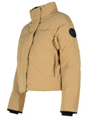 Chaqueta de mezcla de poliéster beige de Canadá Goose