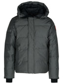 Canada Goose 'Macmillan' Gray Cotton Blend Down Jacket