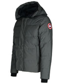 Canada Goose 'Macmillan' Gray Cotton Blend Down Jacket