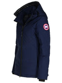 Canada Goose 'Chelsea' Navy Cotton Blend Down Jacket
