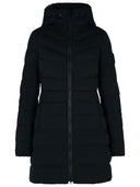 Canada Goose 'Claire' Long Black Polyamide Blend Down Jacket